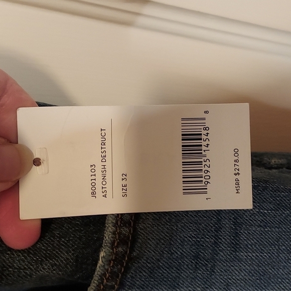 J Brand Aubrie Hight Rise Crop Boot in Adtonish Destruct - Picture 9 of 15